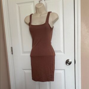 Tan Mini Dress